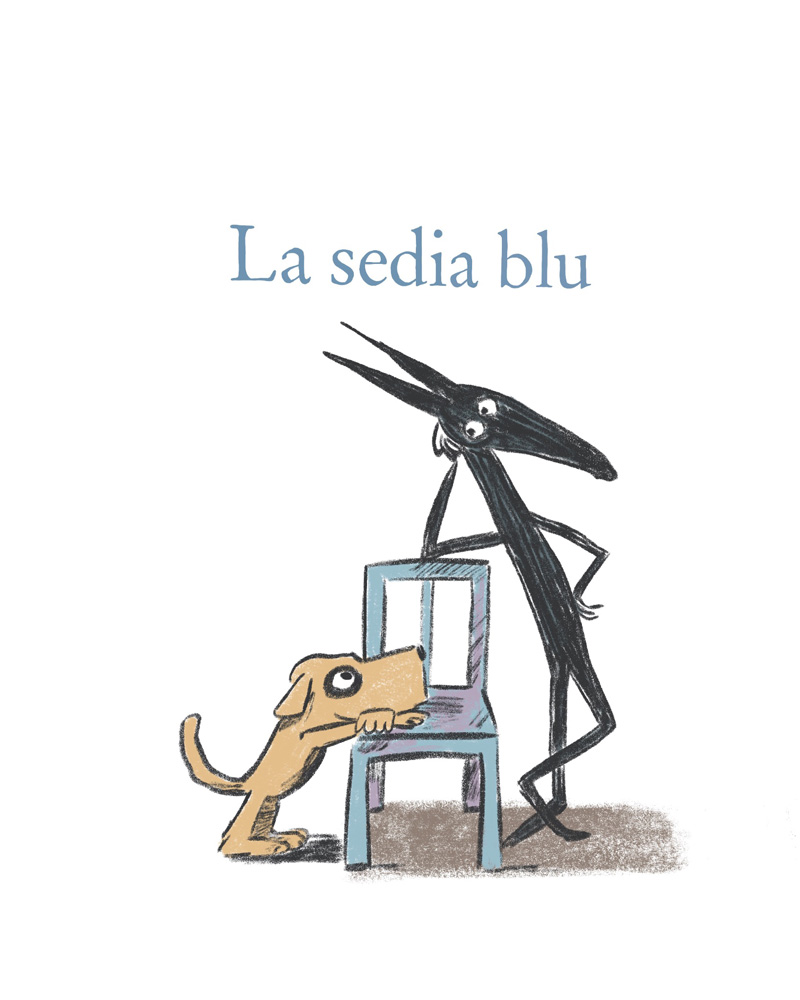 La sedia blu
