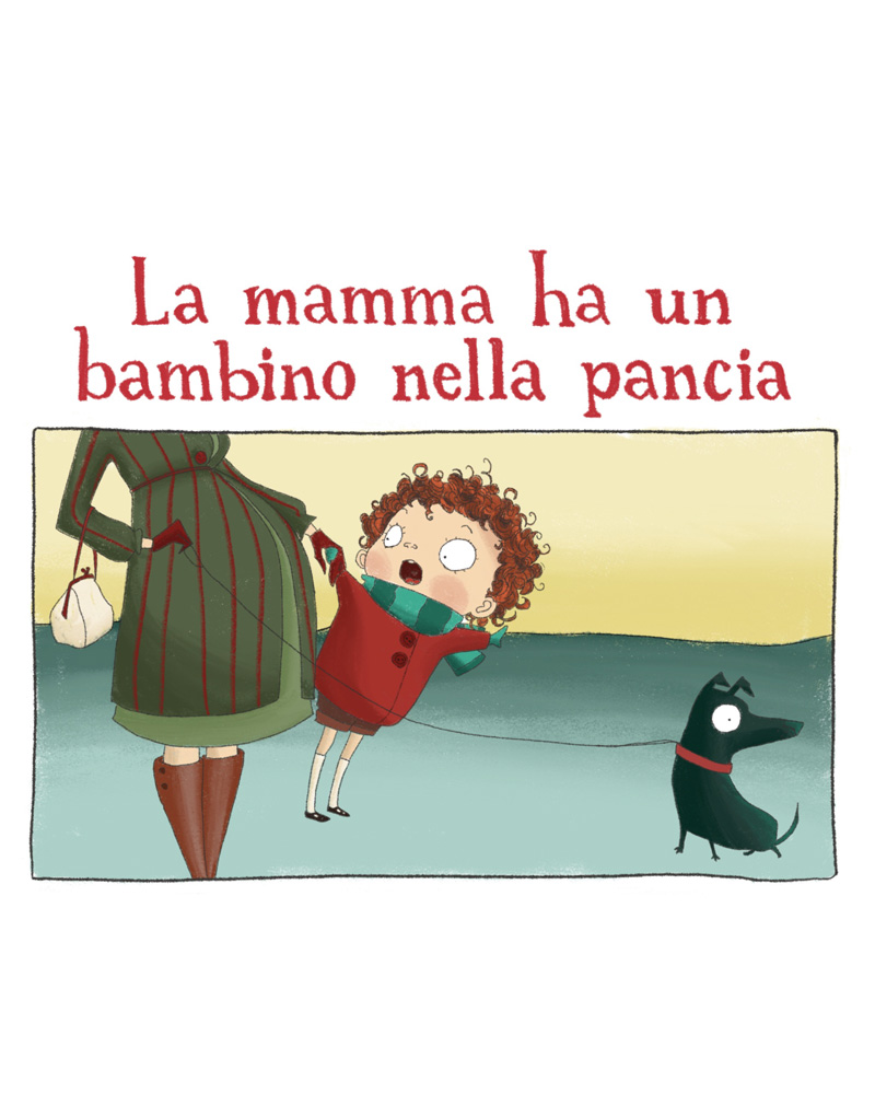 La mamma ha un bambino nella pancia