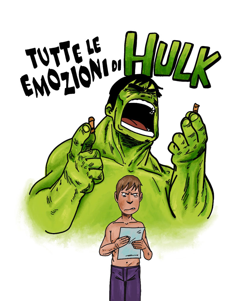 Tutte le emozioni di Hulk